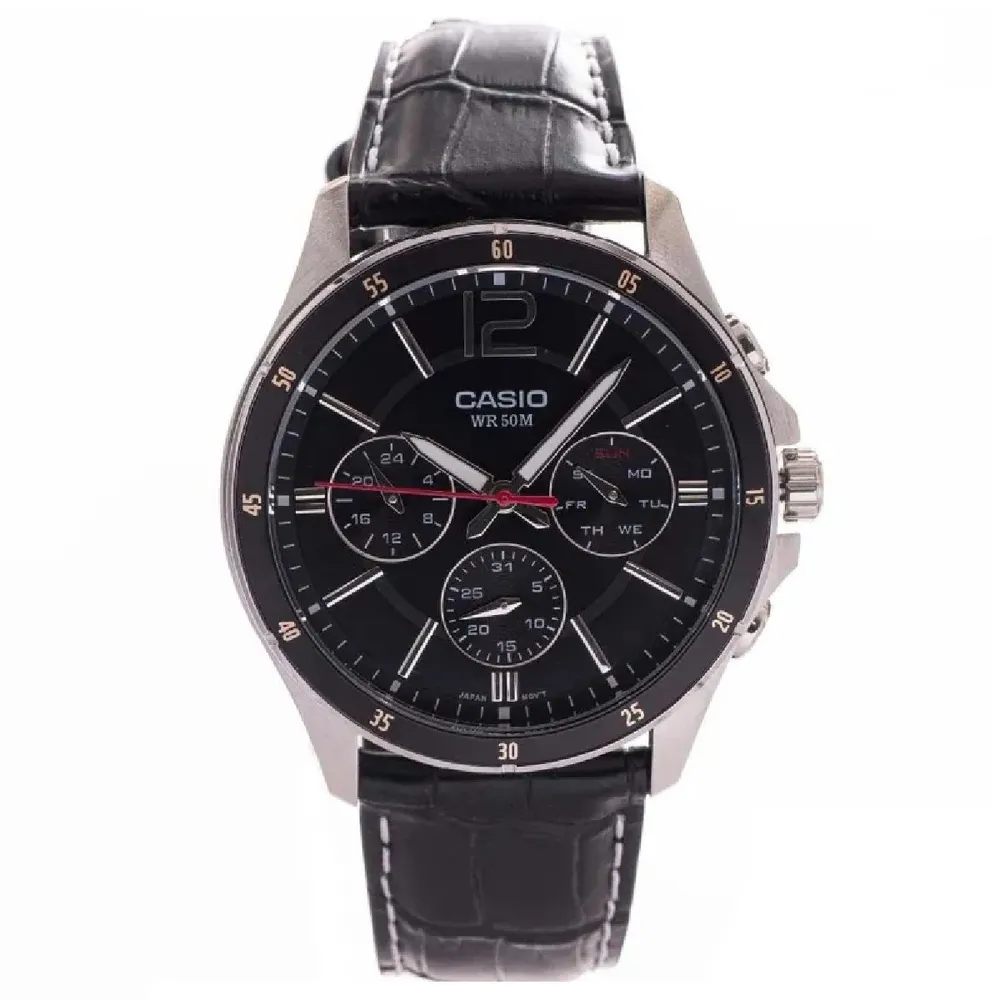 Đồng hồ Pin/Quartz Casio MTP Nam MTP-1374L-1AVDF Size 43.5masdaa
