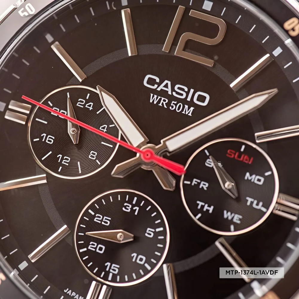 Casio 43.5mm Nam MTP-1374L-1AVDF