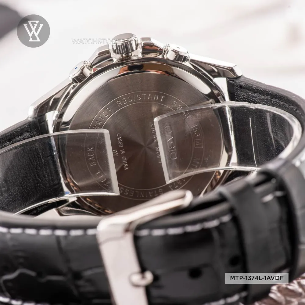 Đồng hồ Pin/Quartz Casio MTP Nam MTP-1374L-1AVDF Size 43.5masdaa