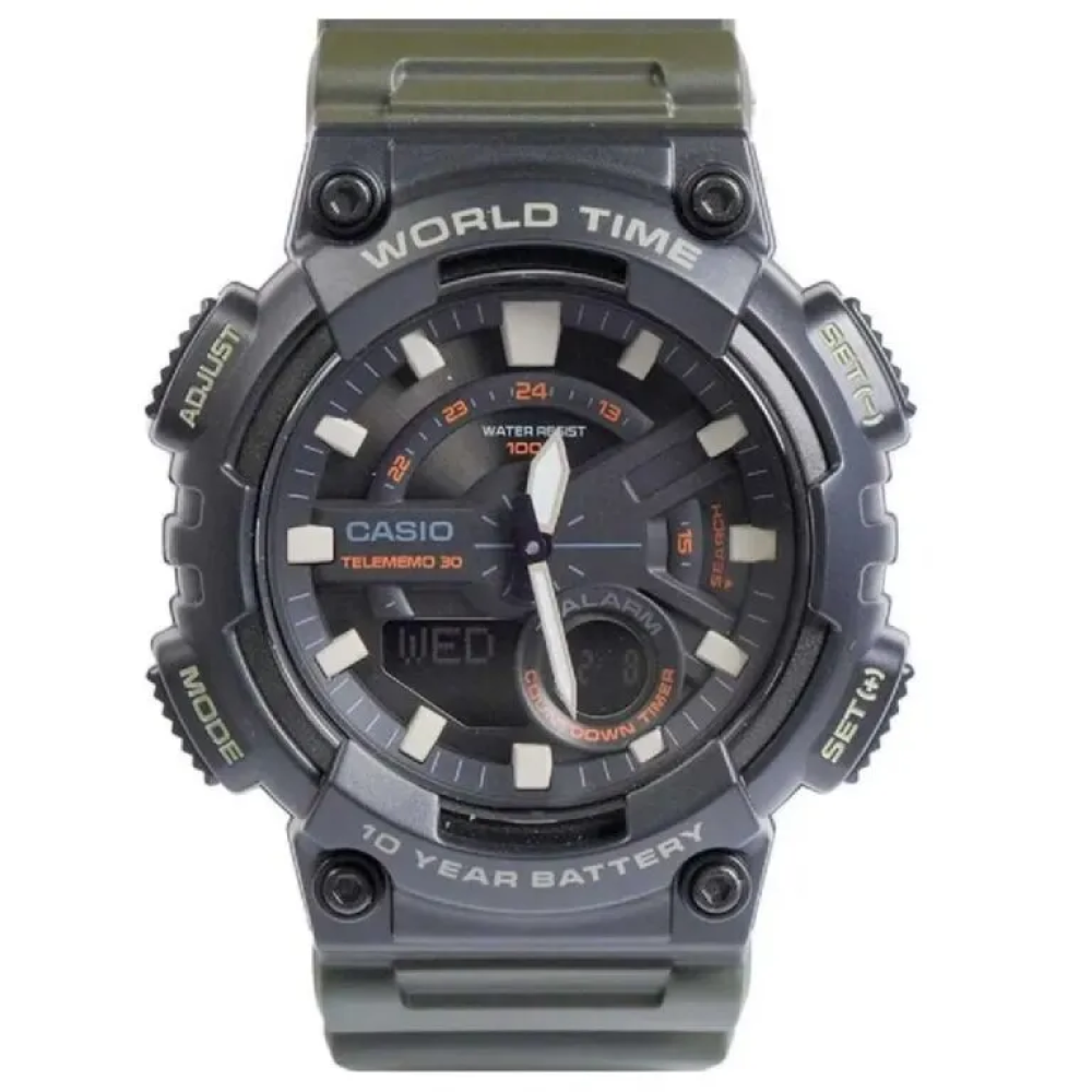 Đồng Hồ Casio Nam AEQ-110W-3AVDF