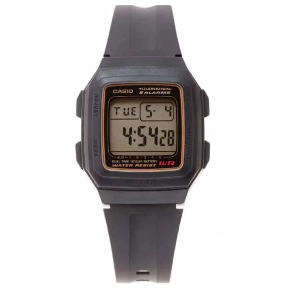 Đồng Hồ Casio 41 x 34 mm Unisex F-201WA-9ADF