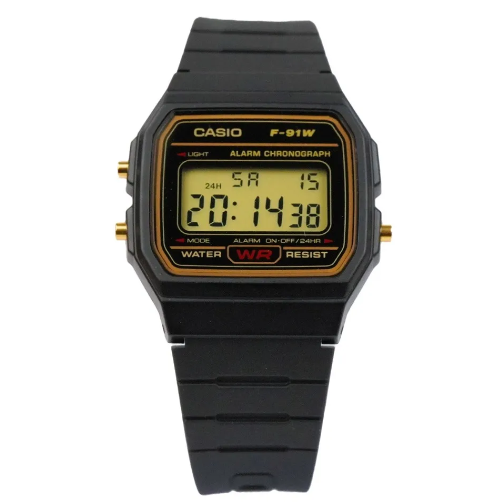 Đồng Hồ Casio 38.2 x 33.2 mm Nam F-91WG-9QDF