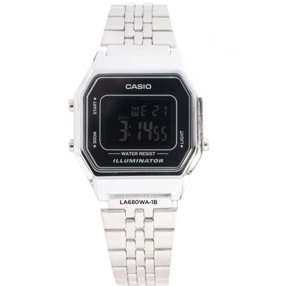 Đồng Hồ Casio 33.5 x 28.6 mm Nữ LA680WA-1BDF