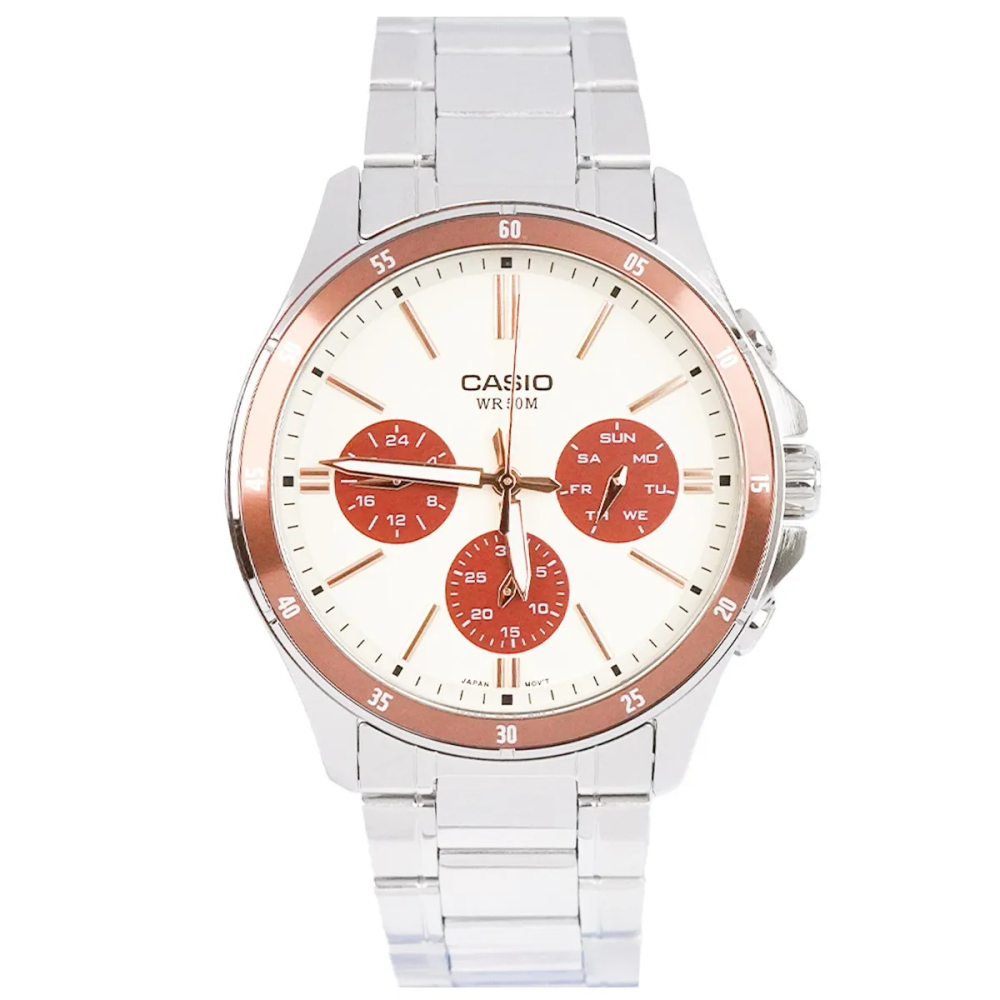 Đồng Hồ Casio 43.5 mm Nam MTP-1374D-5A2VDF