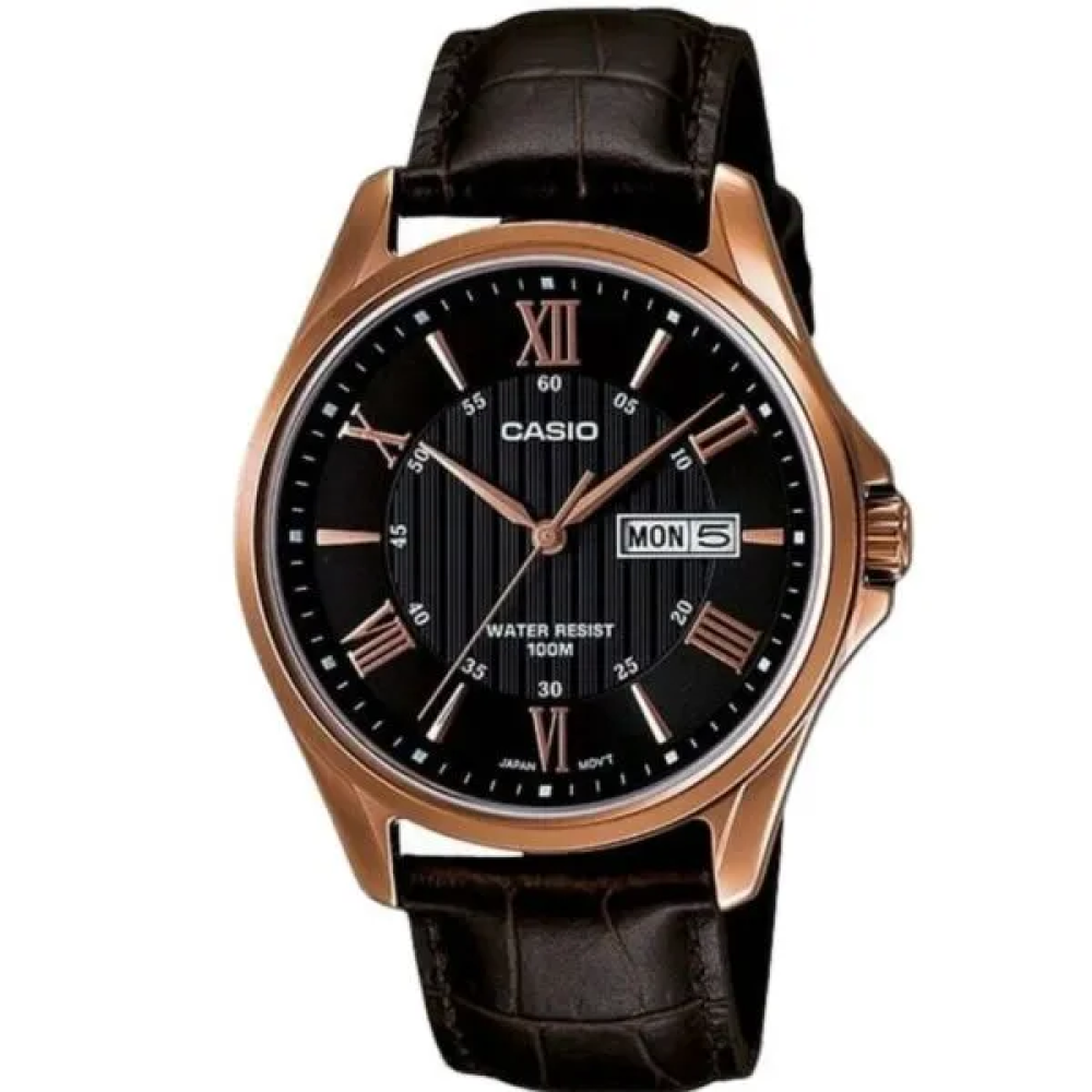 Đồng Hồ Casio 41mm Nam MTP-1384L-1AVDF