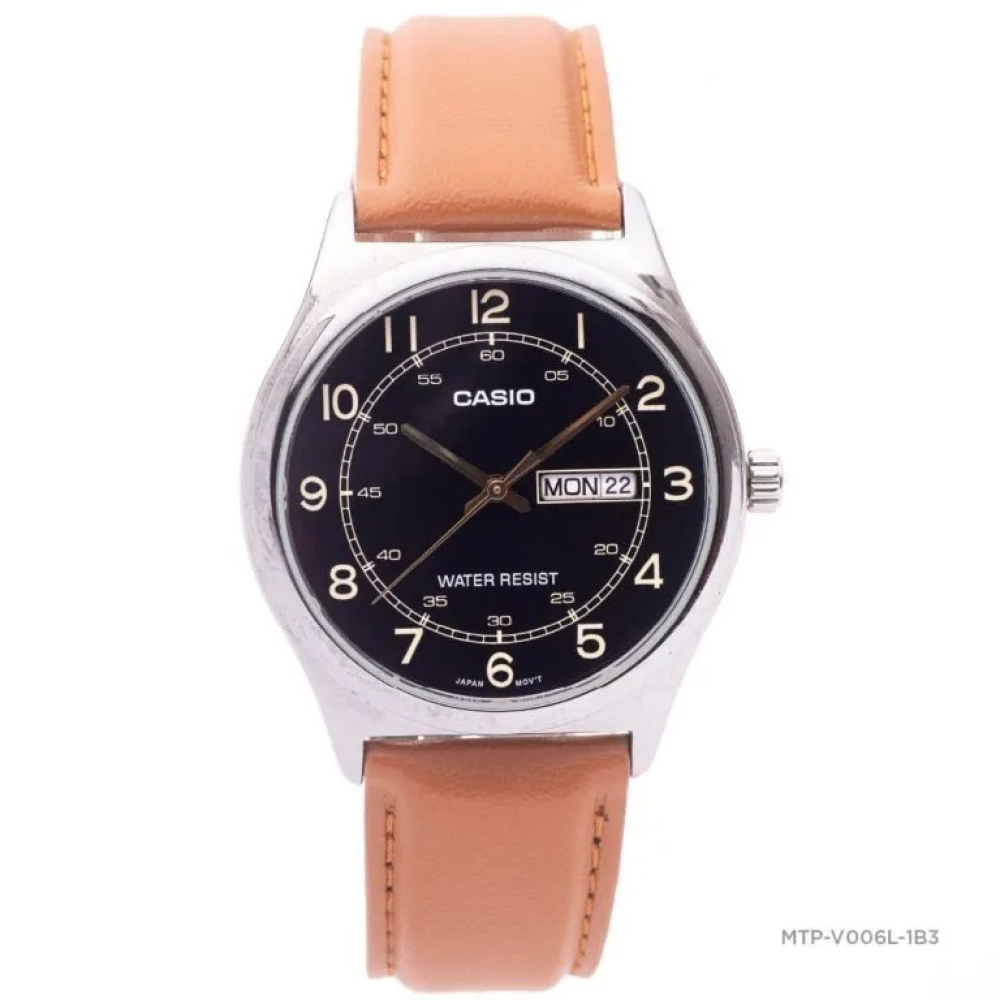 Đồng Hồ Casio 38mm Nam MTP-V006L-1B3UDF