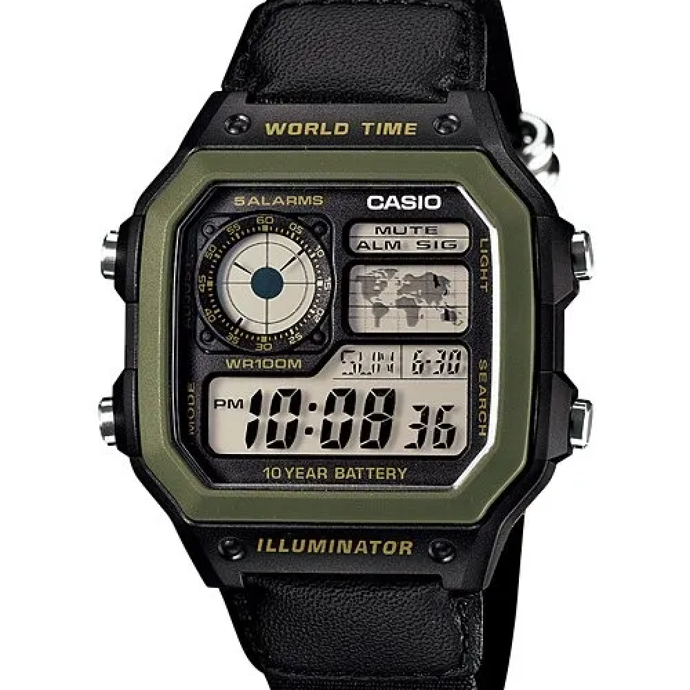 Đồng Hồ Casio Nam AE-1200WHB-1BVDF