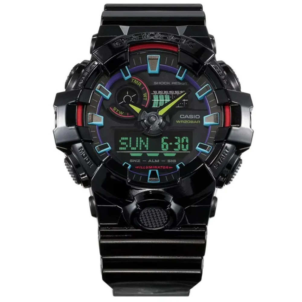 Đồng Hồ Casio Nam GA-700RGB-1ADR