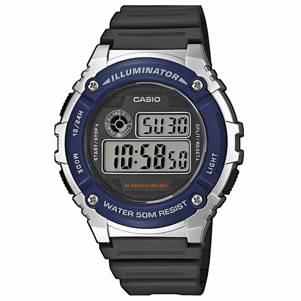 Đồng Hồ Casio 43.8mm Nam W-216H-2AVDF