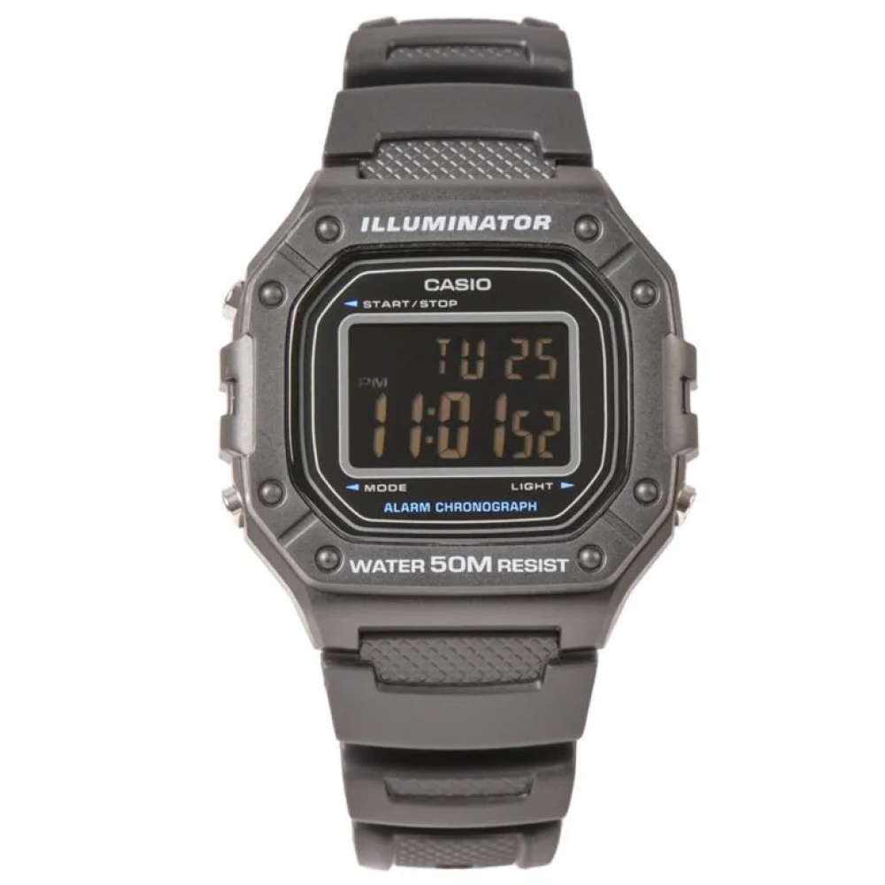 Đồng Hồ Casio 44.4 x 43.2 mm Unisex W-218H-1BVDF