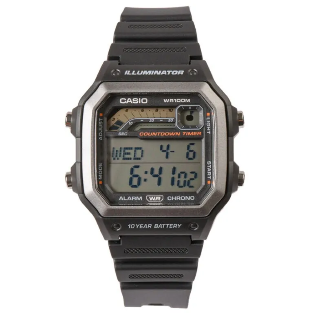 Đồng Hồ Casio Nam WS-1600H-1AVDF