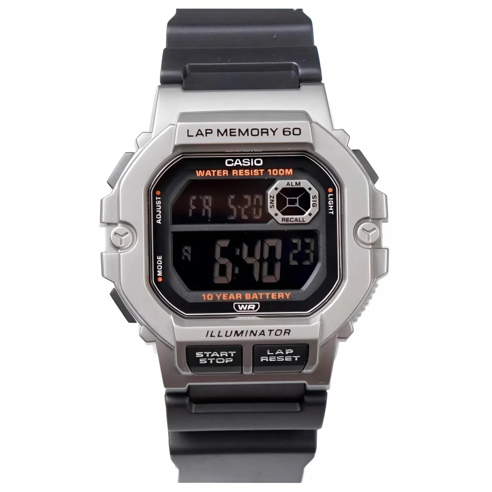 Đồng Hồ Casio 47.2 x 44.5mm Nam WS-1400H-1BVDF