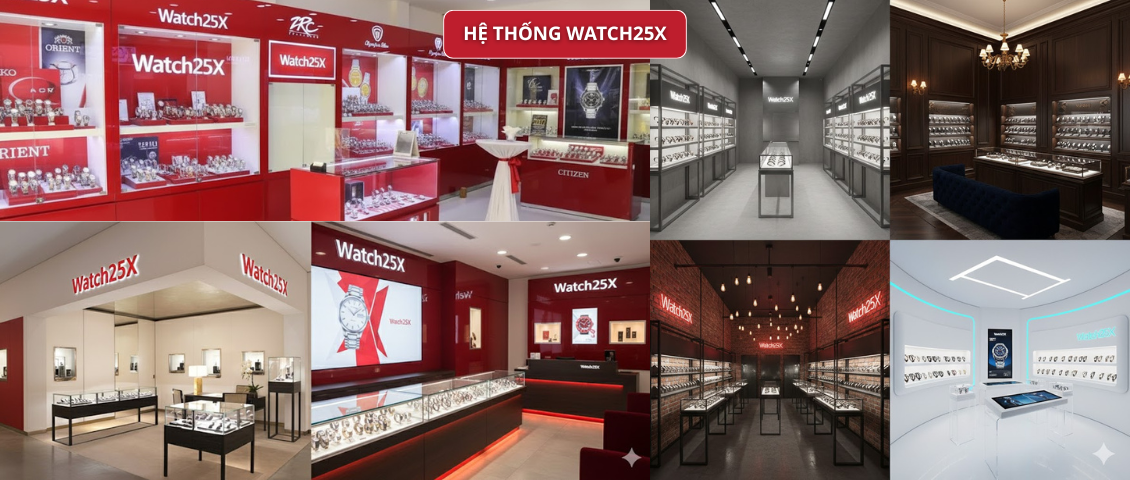 Hệ thống cửa hàng Watch25X