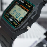 Đồng Hồ Casio 38.2 x 35.2 mm Nam F-91W-3DG