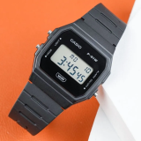 Đồng Hồ Casio 35.2 mm Unisex F-91WB-1ADF