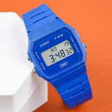 Đồng Hồ Casio 35.2 mm Unisex F-91WB-2A1DF
