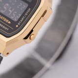 Đồng Hồ Casio Unisex A168WEGB-1BDF