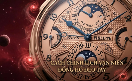 Cách chỉnh lịch vạn niên đồng hồ đeo tay đúng cách nhất #A-Z