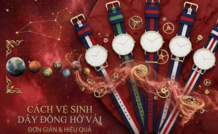 Cách vệ sinh dây đồng hồ vải đơn giản, hiệu quả tại nhà
