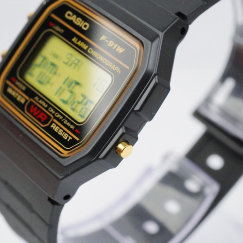 Đồng Hồ Casio 38.2 x 33.2 mm Nam F-91WG-9QDF