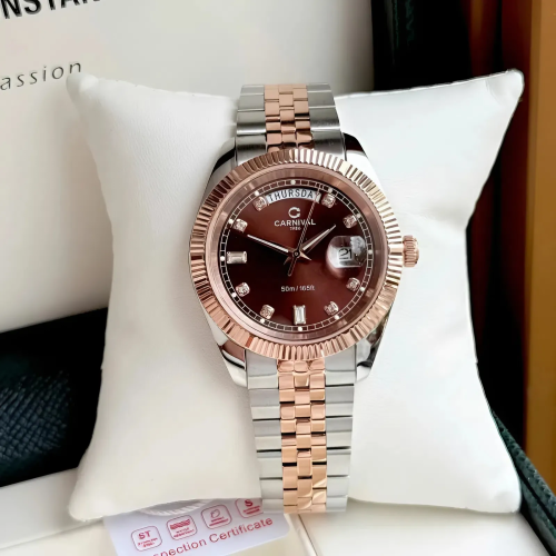 Đồng Hồ Carnival Nam 8190G-CH-N