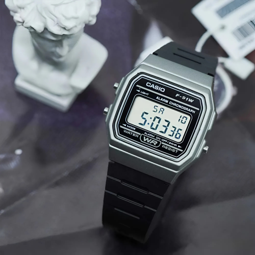 Đồng Hồ Casio Nam F-91WM-1BDF