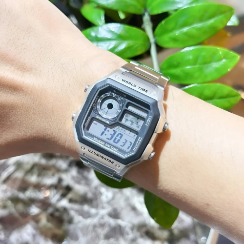 Đồng Hồ Casio 45 x 42.1 mm Nam AE-1200WHD-1AVDF