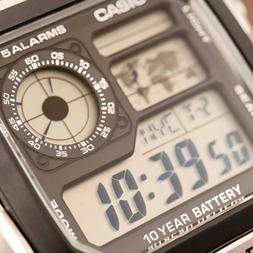 Đồng Hồ Casio 45 x 42.1 mm Nam AE-1200WHD-1AVDF