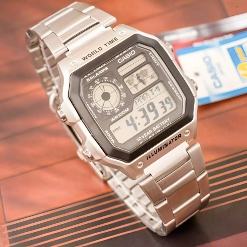 Đồng Hồ Casio 45 x 42.1 mm Nam AE-1200WHD-1AVDF