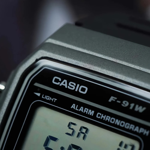 Đồng Hồ Casio Nam F-91WM-1BDF