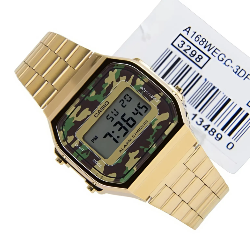 Đồng Hồ Casio Nam A168WEGC-3DF