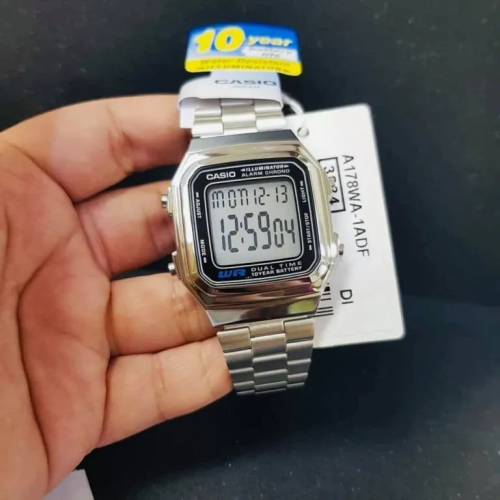 Đồng Hồ Casio 41.2 x 34 mm Nam A178WA-1ADF