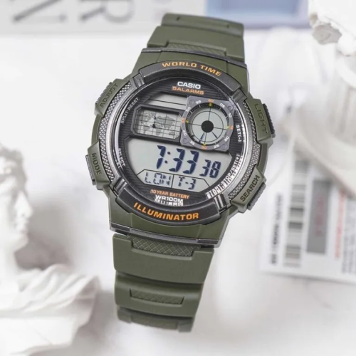 Đồng Hồ Casio 43.8mm Nam AE-1000W-3AVDF