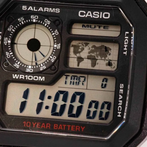 Đồng Hồ Casio Nam AE-1200WH-1AVDF