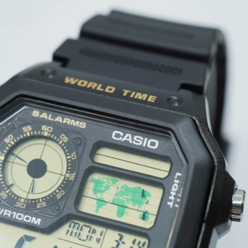 Đồng Hồ Casio Nam AE-1200WH-1BVDF