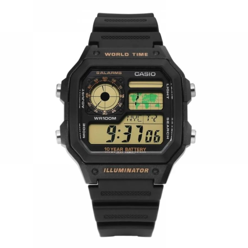Đồng Hồ Casio Nam AE-1200WH-1BVDF