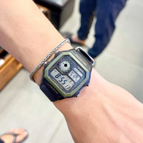 Đồng Hồ Casio Nam AE-1200WHB-1BVDF