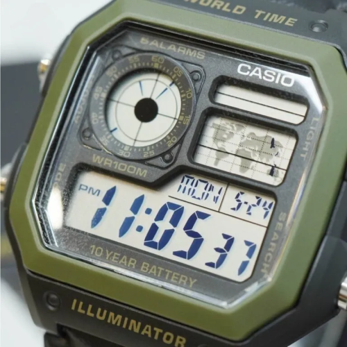 Đồng Hồ Casio Nam AE-1200WHB-1BVDF