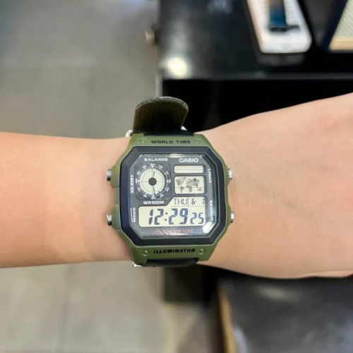 Đồng Hồ Casio Nam AE-1200WHB-3BVDF