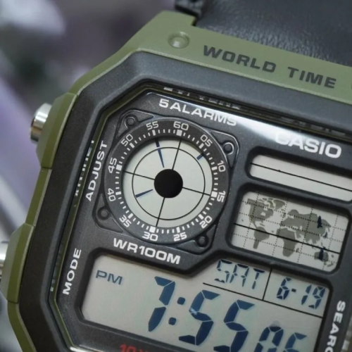 Đồng Hồ Casio Nam AE-1200WHB-3BVDF