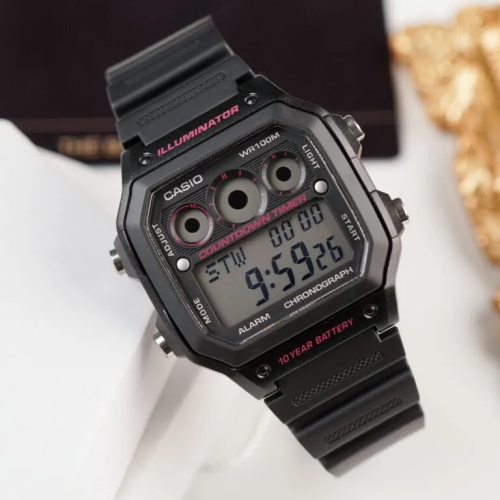 Đồng Hồ Casio 45 x 42.1 mm Nam AE-1300WH-1A2VDF
