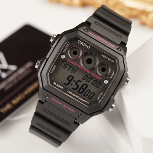 Đồng Hồ Casio 45 x 42.1 mm Nam AE-1300WH-1A2VDF