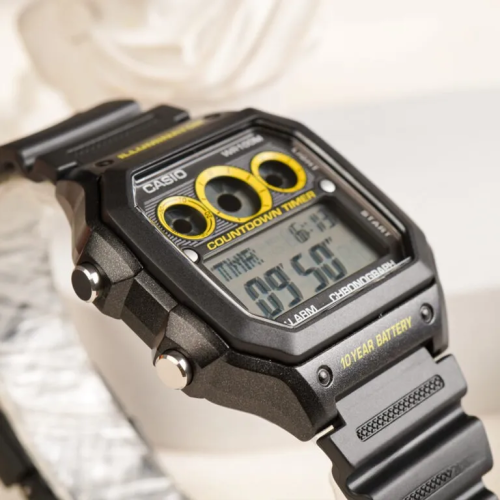 Đồng Hồ Casio 42mm Nam AE-1300WH-1AVDF