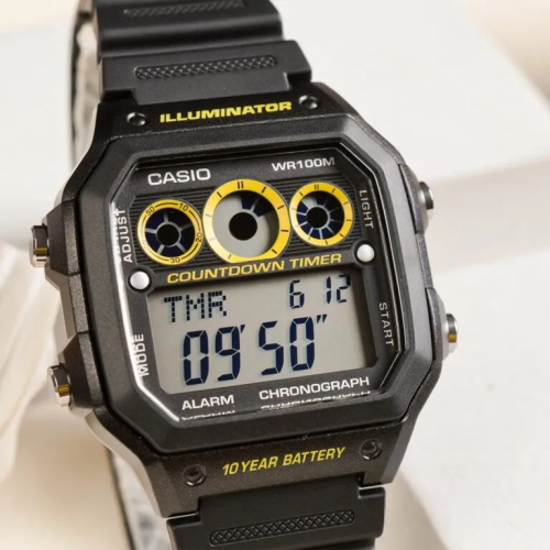 Đồng Hồ Casio 42mm Nam AE-1300WH-1AVDF