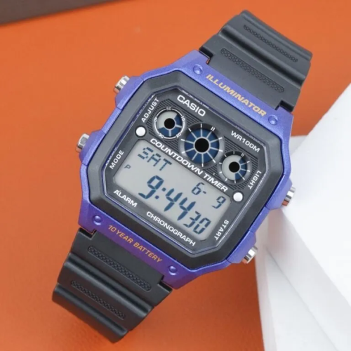 Đồng Hồ Casio 45 x 42.1 mm Nam AE-1300WH-2AVDF