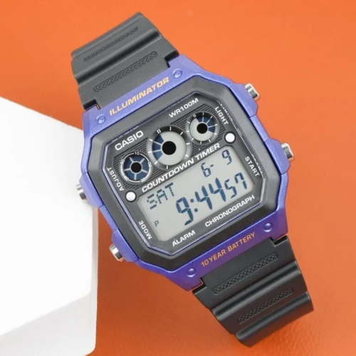 Đồng Hồ Casio 45 x 42.1 mm Nam AE-1300WH-2AVDF
