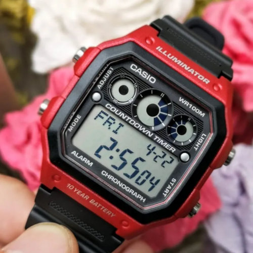 Đồng Hồ Casio 45 × 42.1 mm Nam AE-1300WH-4AVDF