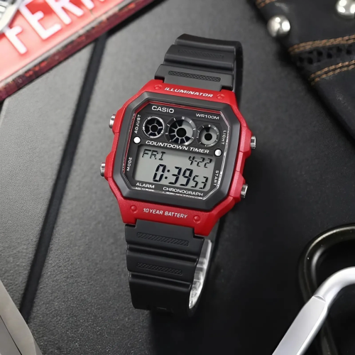 Đồng Hồ Casio 45 × 42.1 mm Nam AE-1300WH-4AVDF