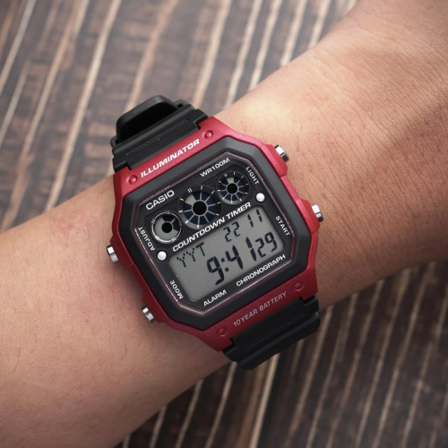 Đồng Hồ Casio 45 × 42.1 mm Nam AE-1300WH-4AVDF