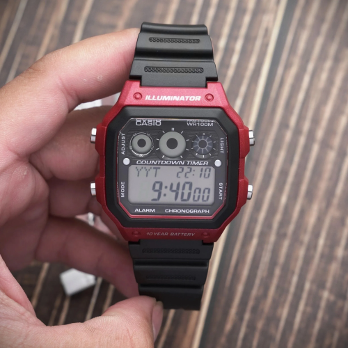Đồng Hồ Casio 45 × 42.1 mm Nam AE-1300WH-4AVDF